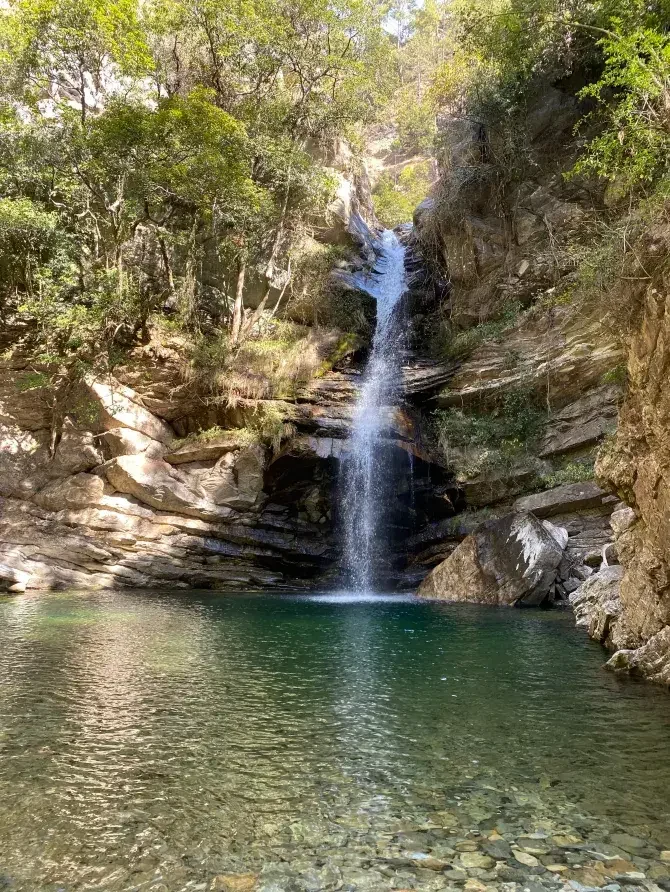 Bhaalu Gaad Waterfalls - Dhanachuli Tourist Spot